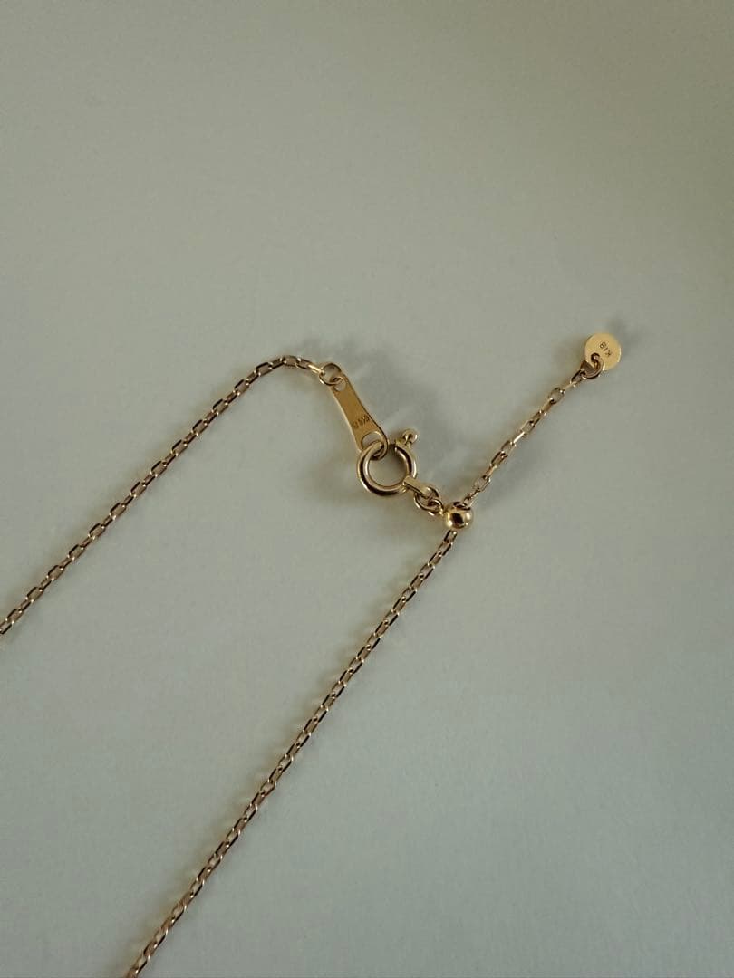 K18金ゴールド スネークチェーン ネックレス1.4g