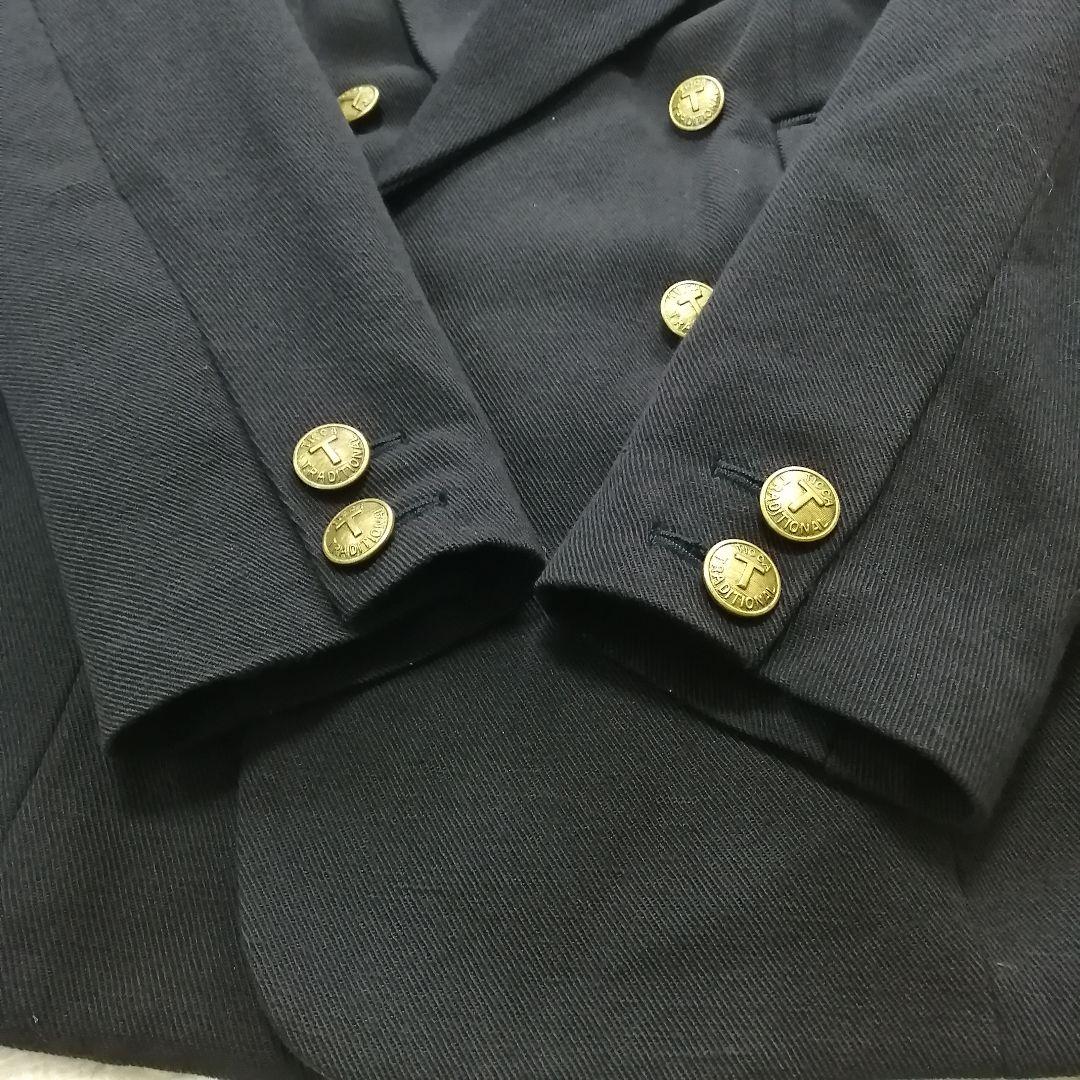 ✨美品✨ TICCA 日本製 ダブル 紺ブレ ジャケット 金ボタン M相当