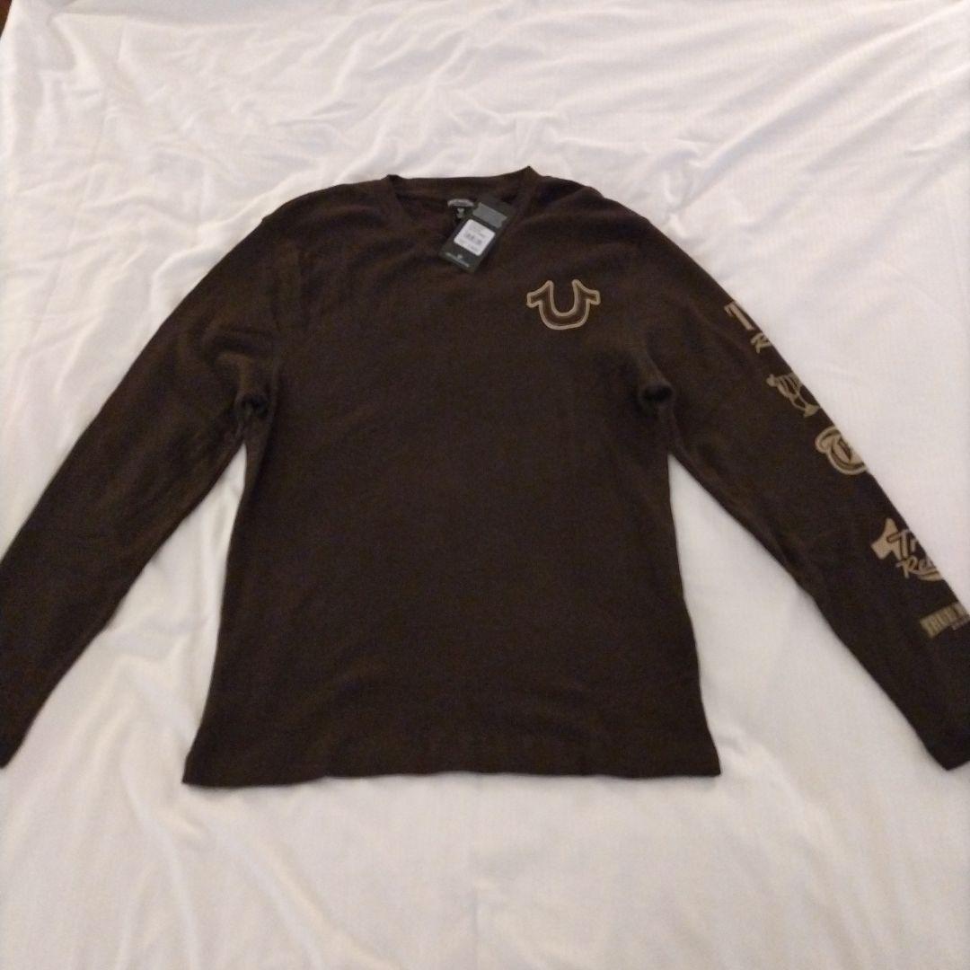 専用　2着セット　TRUE RELIGION ブラウン長袖カットソー　L