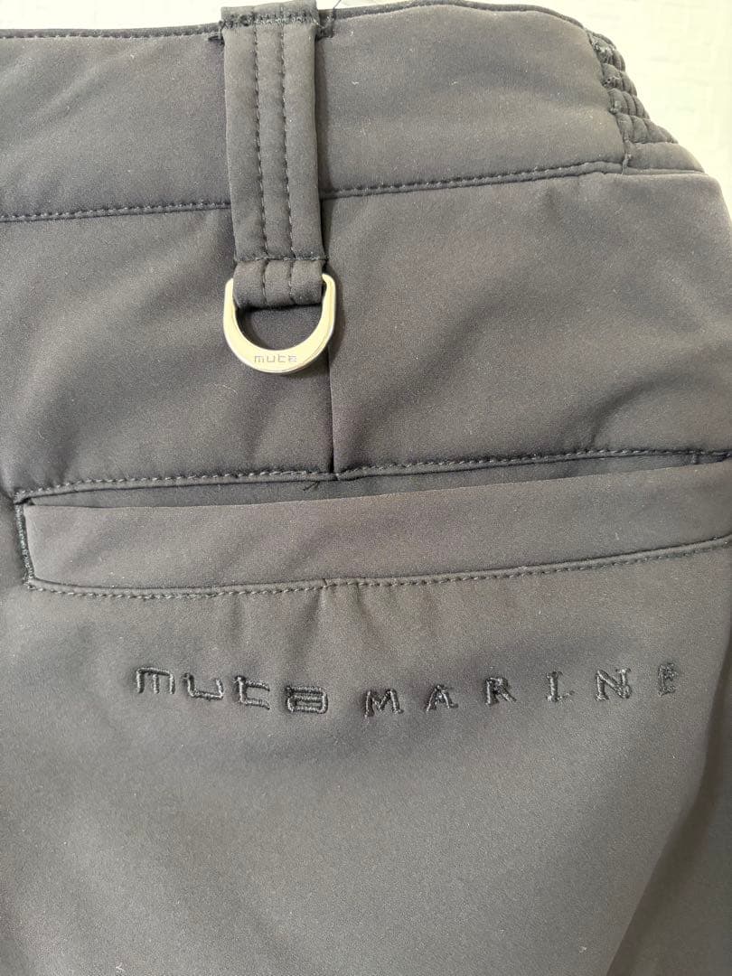 muta MARINEブラック ゴルフパンツ サイズ4