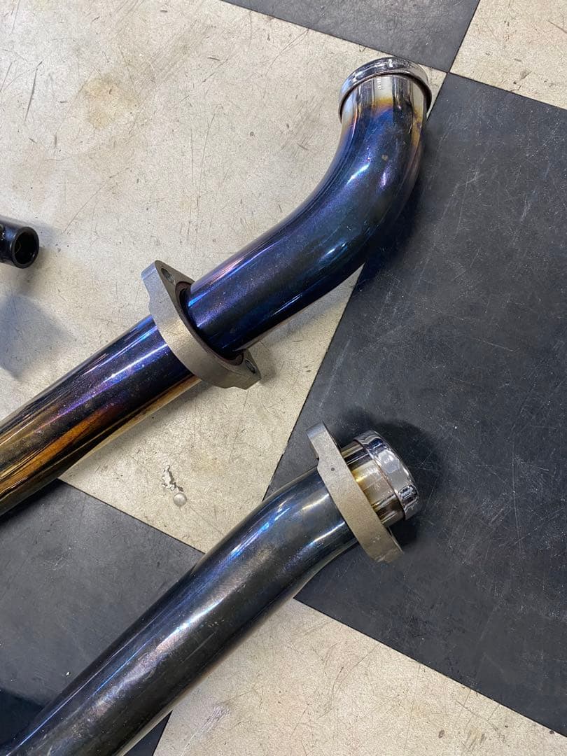 ハーレー　ツインカム88 ソフテイル　マフラー　スラッシュカット　fxst