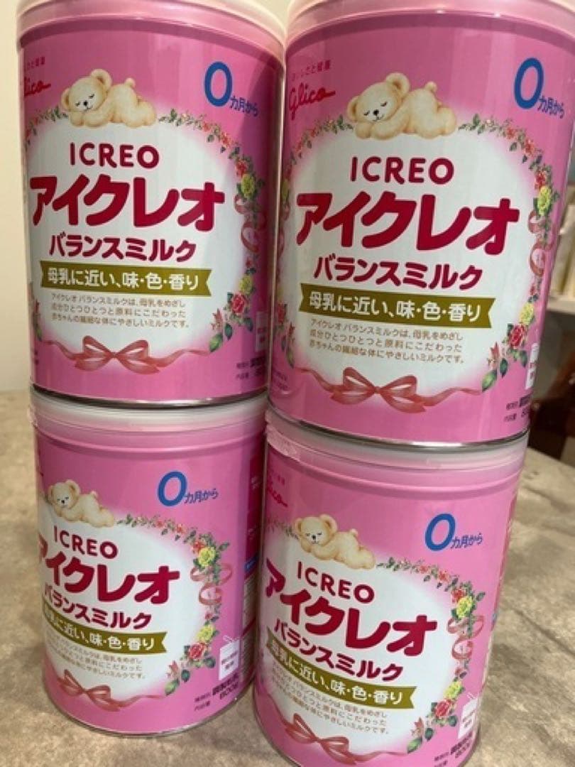 ICREO バランスミルク 4缶セット