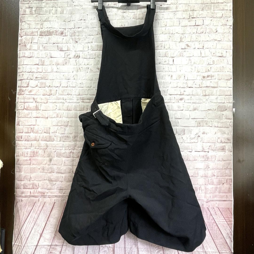 美品　コムデギャルソンオムプリュス　オーバーオール PK-P042　S　ブラック