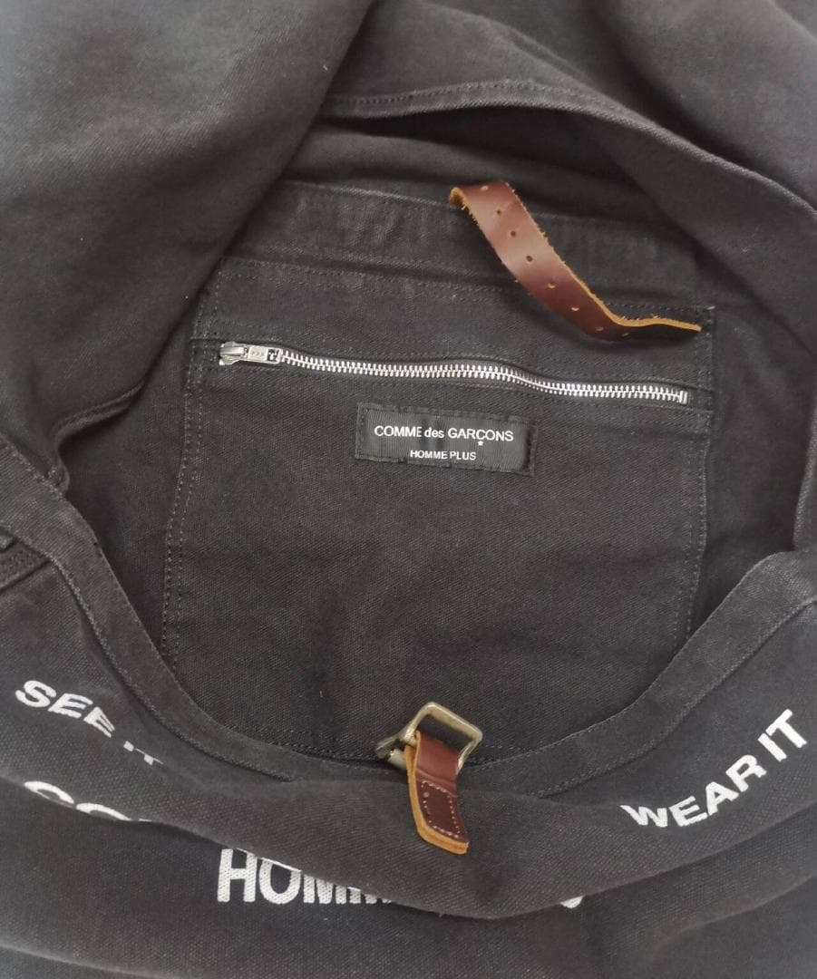 新品未使用 コムデギャルソンオムプリュス　2way　ショルダーバッグ 黑