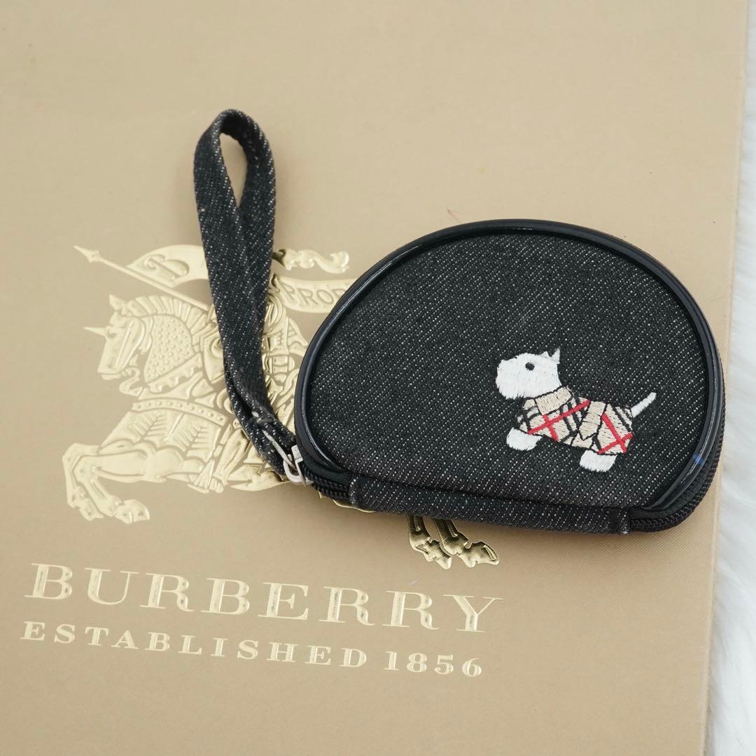 新品同様　BURBERRY LONDON 小銭入れ　ケース　ロゴグラム　黒
