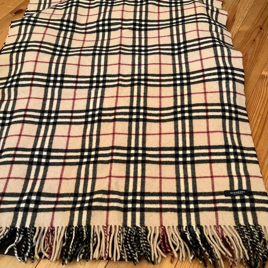 バーバリーロンドン　ブルーレーベル ノバチェック　ブラウン　ひざ掛け　セット