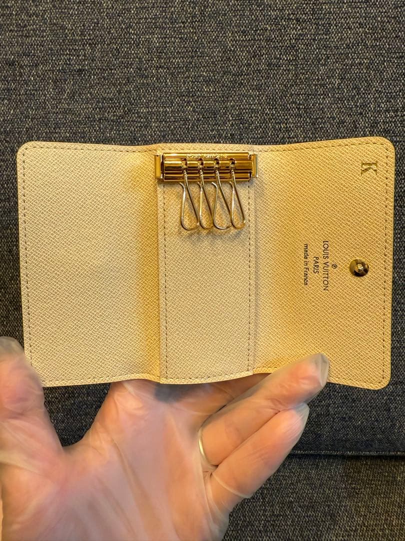 【美品】箱付き　ルイヴィトン　4連キーケース　ダミエ