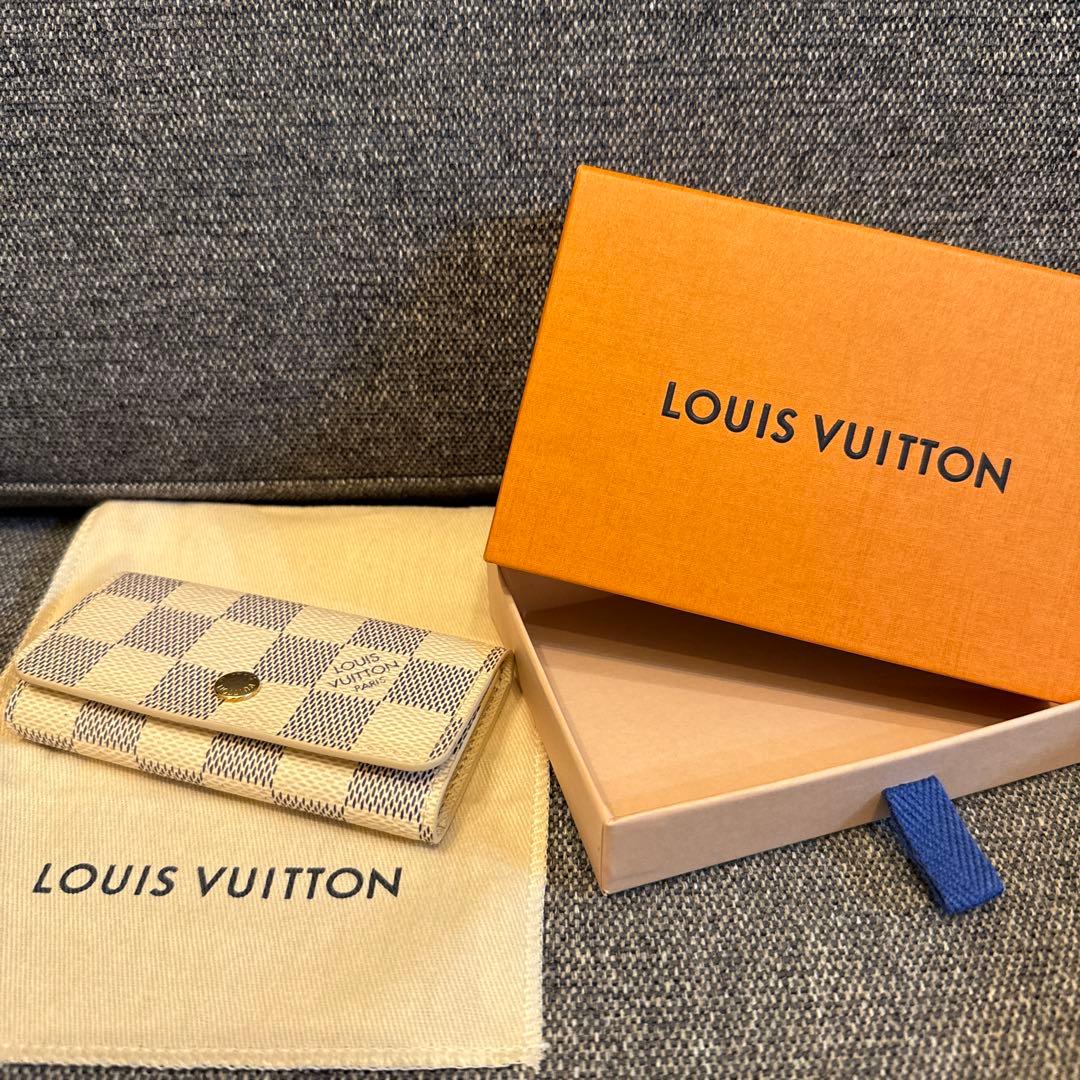 【美品】箱付き　ルイヴィトン　4連キーケース　ダミエ