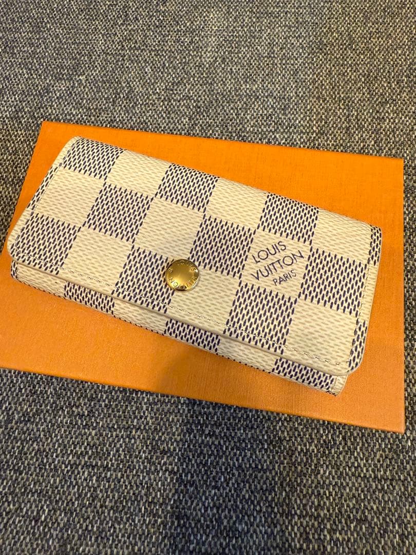 【美品】箱付き　ルイヴィトン　4連キーケース　ダミエ