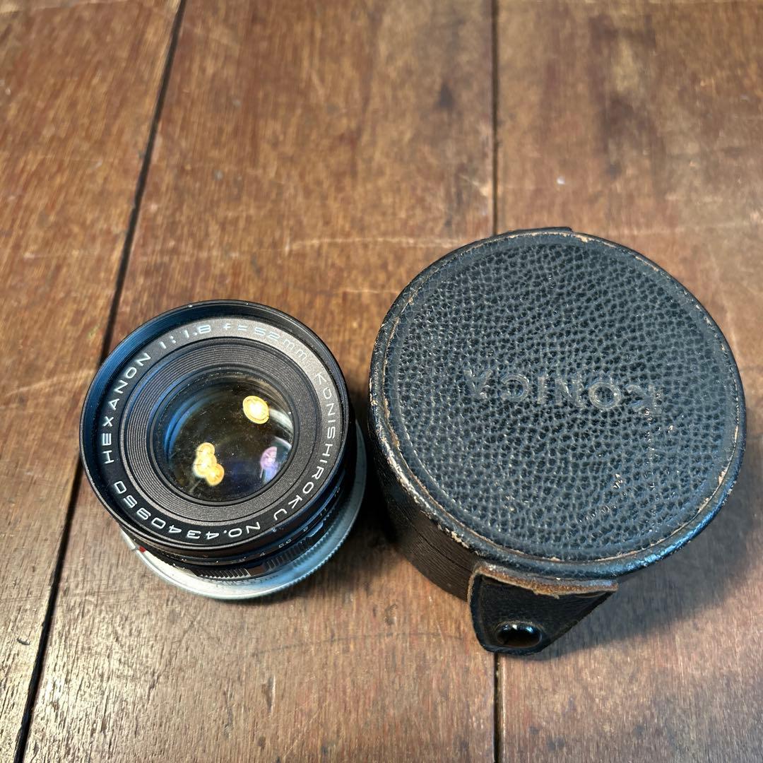 KONISHIROKU HEXANON 52mm f/1.8 レンズ