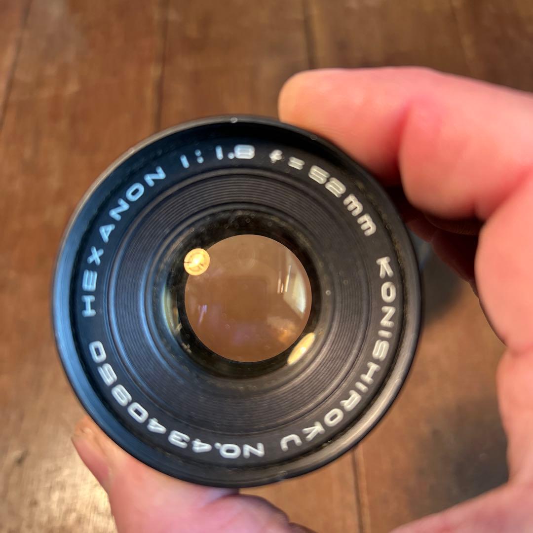 KONISHIROKU HEXANON 52mm f/1.8 レンズ