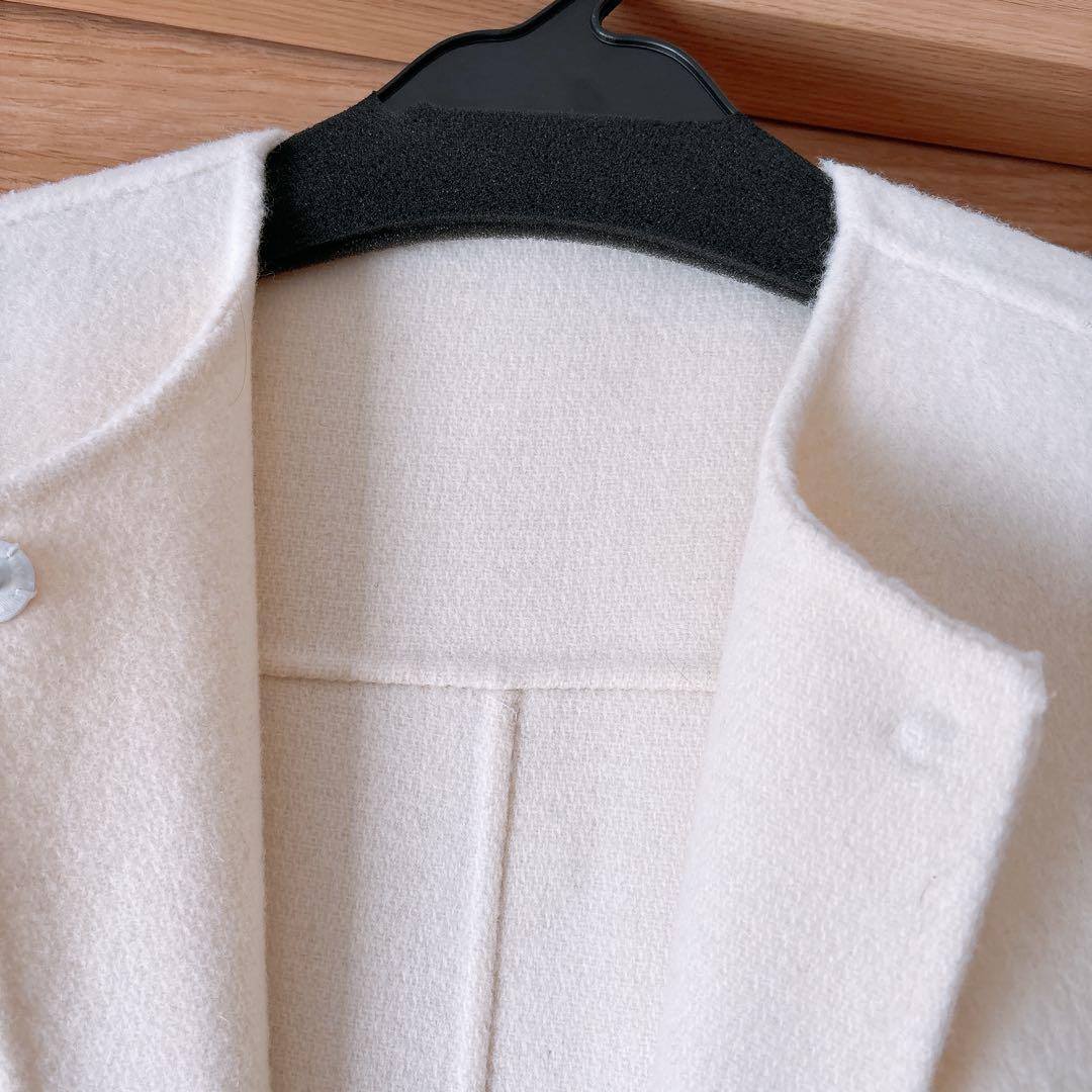 ウールカシミヤリバーポンチョコート