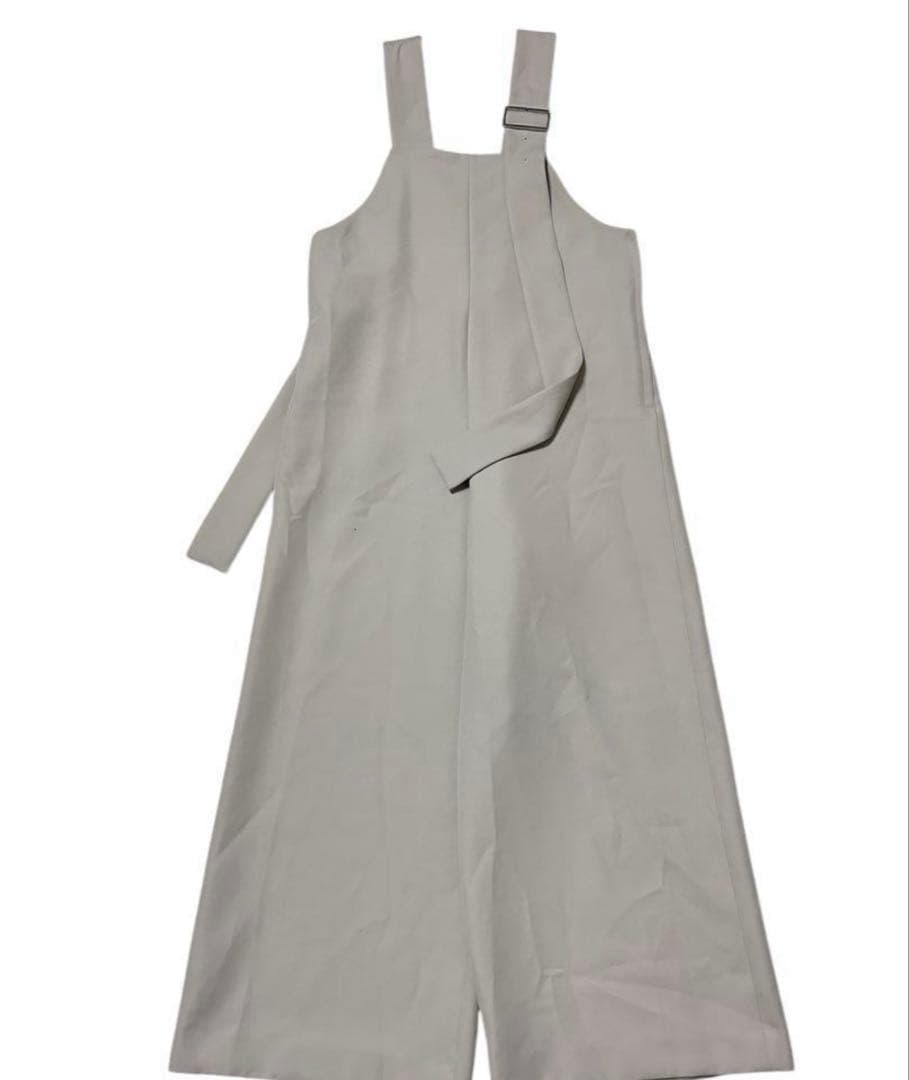 アダムエロペ 23SS ベルテッドストラップロンパース グレー　新品