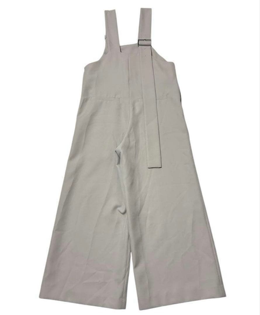 アダムエロペ 23SS ベルテッドストラップロンパース グレー　新品