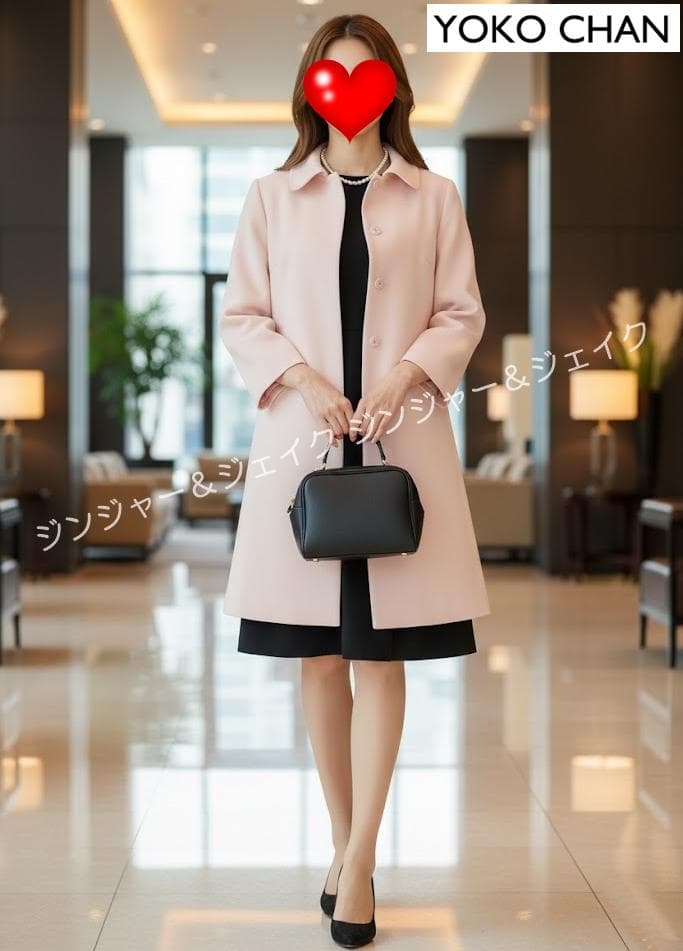 現行売切れ 定価10万 新品タグ付YOKOCHANヨーコチャンバックパールコート