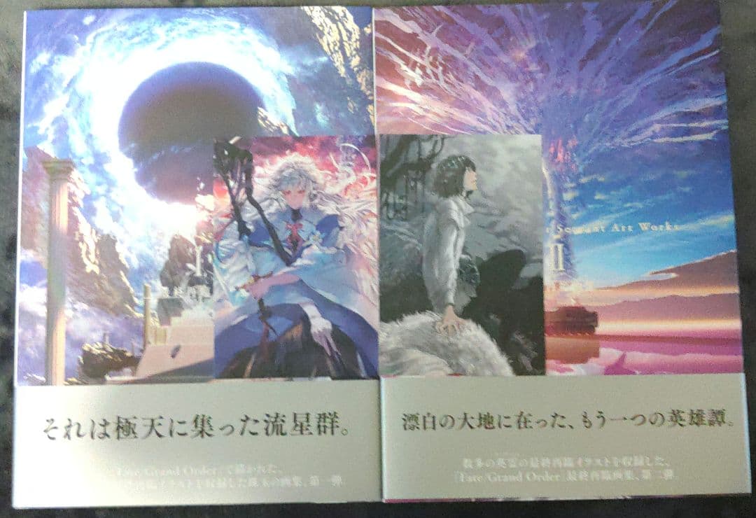 FGO最終再臨画集I II 初版　型月作品カード+アニメイト特典ポストカード有