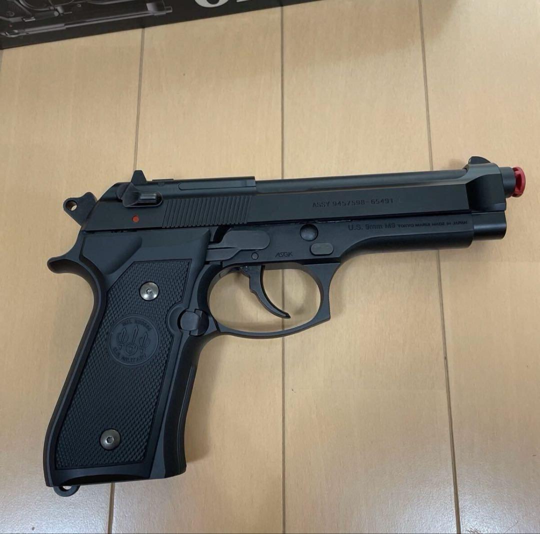 未使用に近い　東京マルイ　U.S. M9 ガスガン　リアル刻印新品グリップ付き