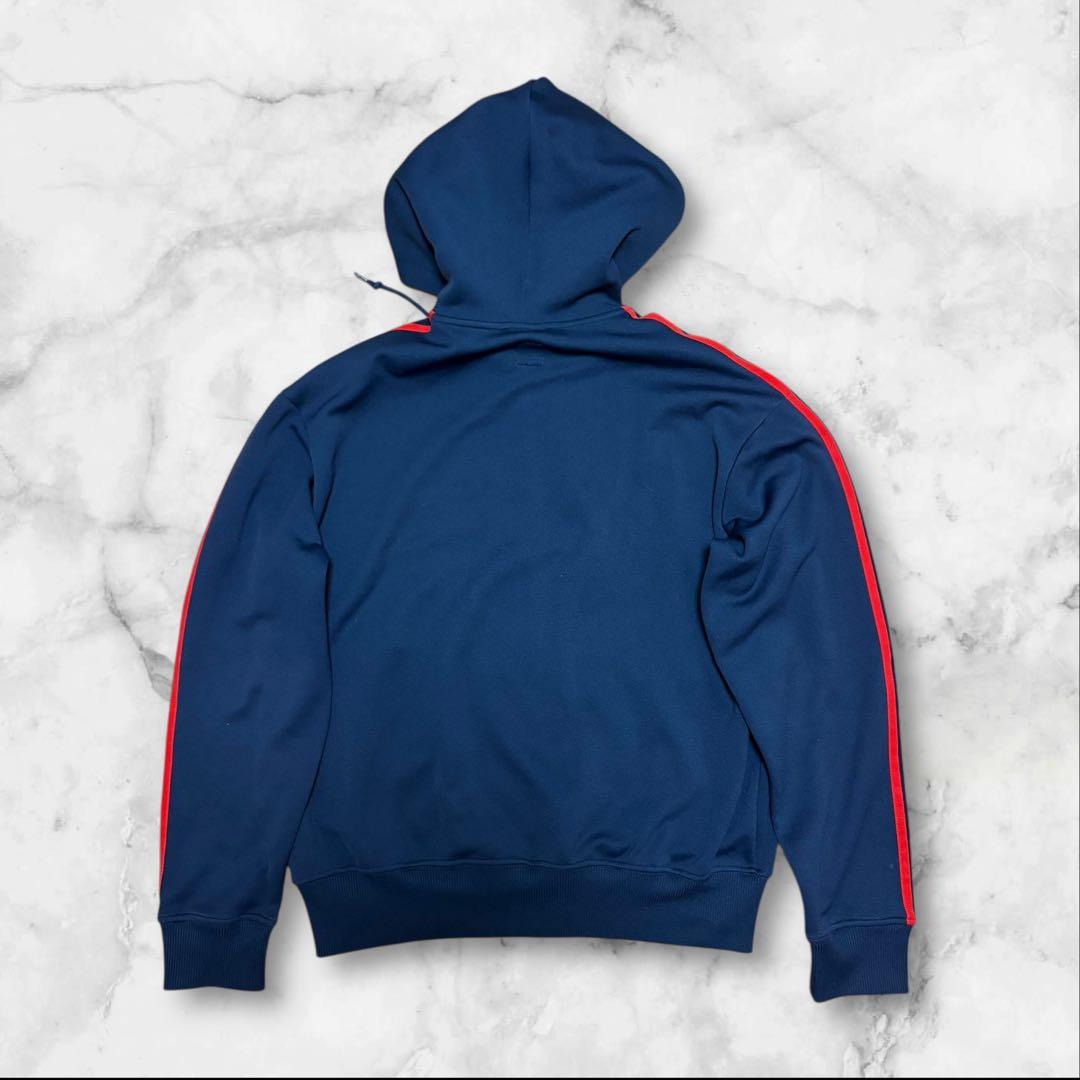 90s adidasトレフォイルフロッキーパーカーy2kグランジ平成ギャル