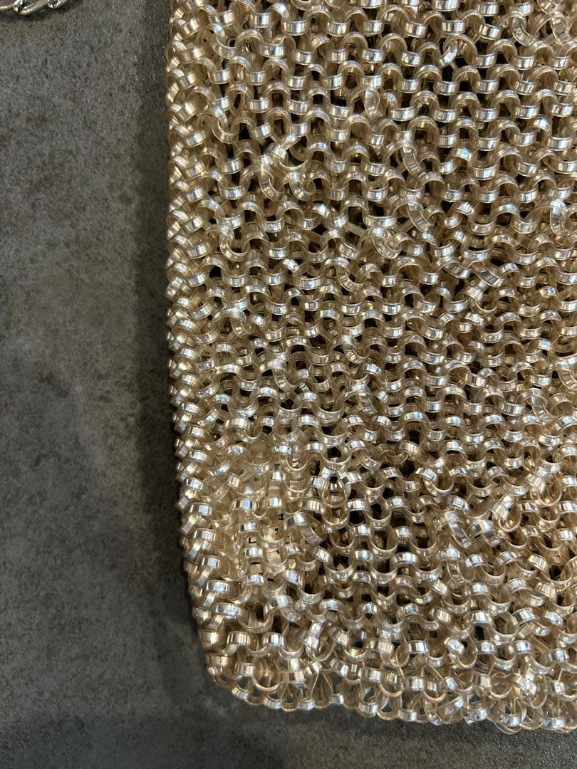 アンテプリマ★ANTERIMA★シルバー ゴールドスクエア★ミディアム