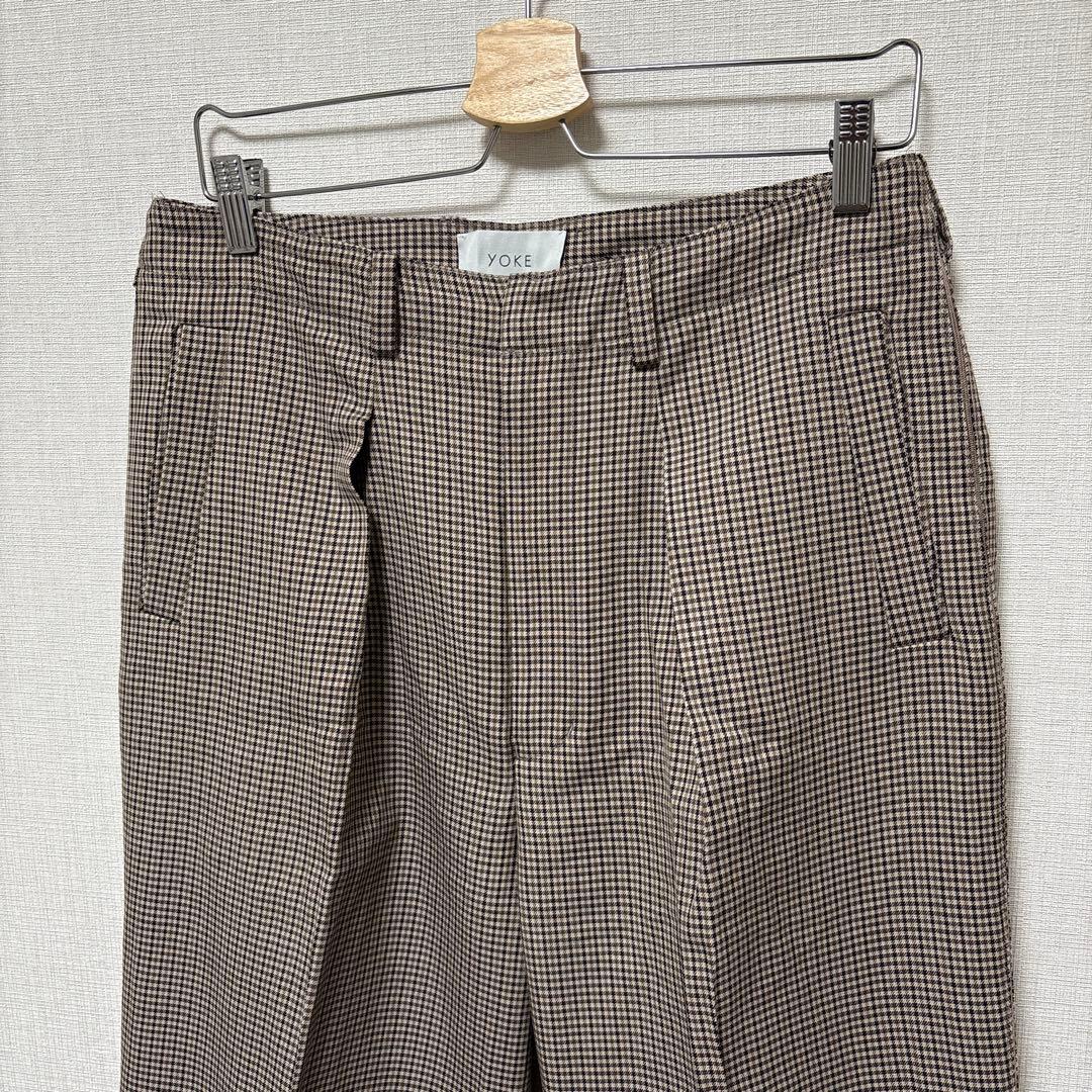 【極美品】定価3.5万 YOKE ヨーク 1TUCK WIDE TROUSERS