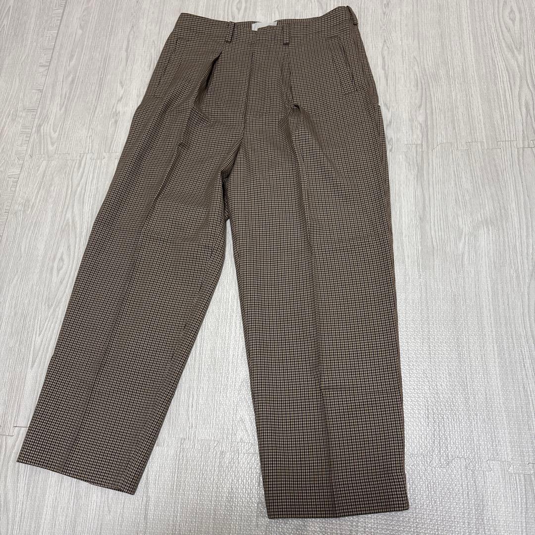 【極美品】定価3.5万 YOKE ヨーク 1TUCK WIDE TROUSERS