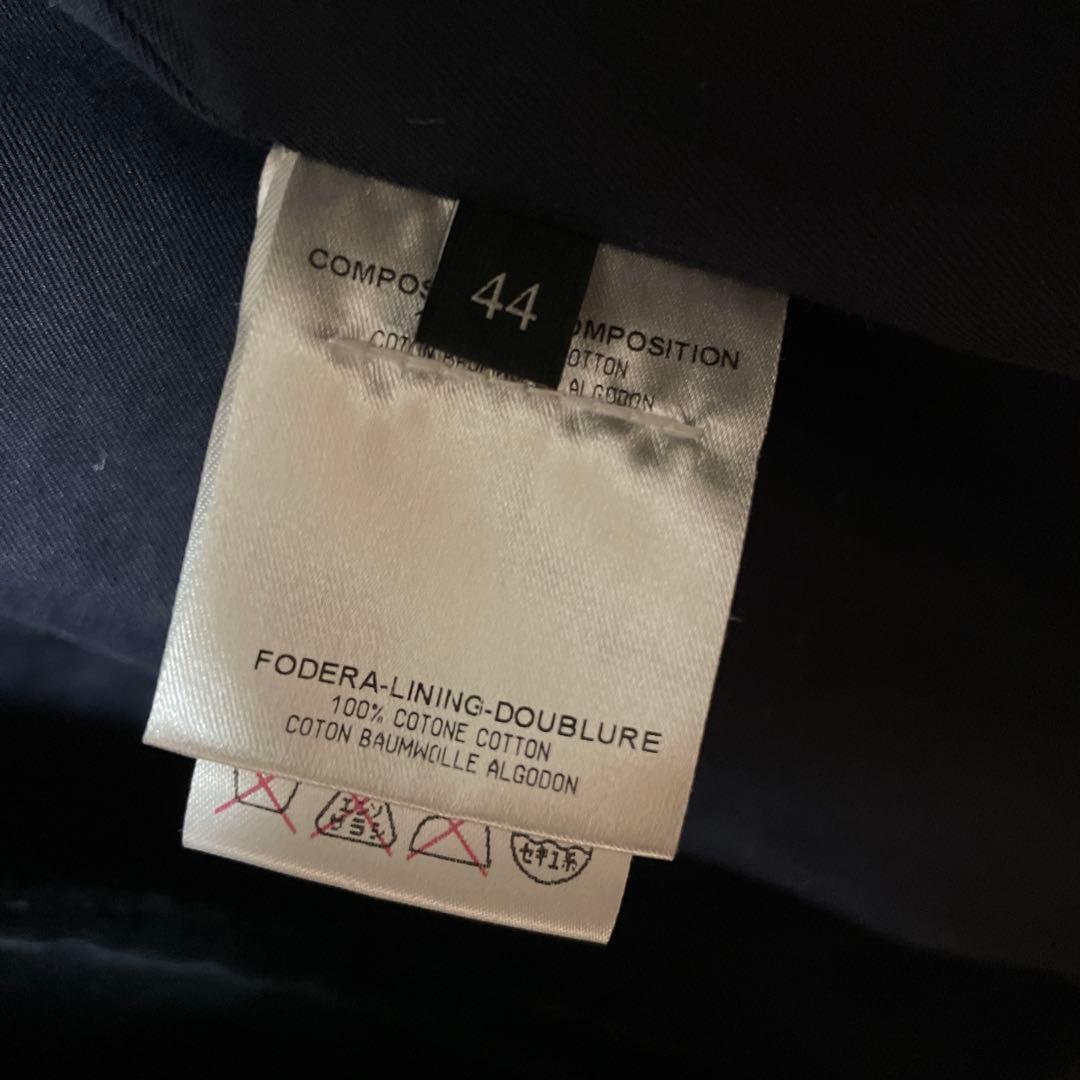 MADE IN ITALY製 GUCCI ベルベットPコート ブラック44