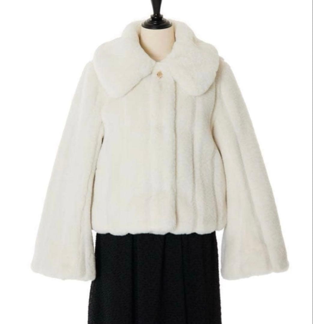 ジャケット・アウター herlipto Winter Love Faux Fur Coat white