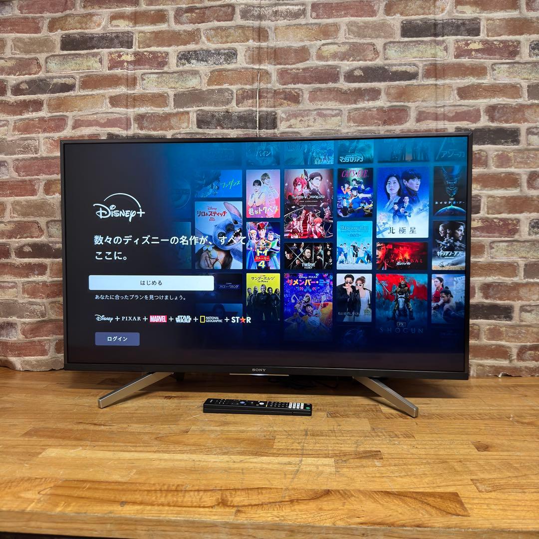SONY 43V型 4K 液晶テレビ BRAVIA KJ-43X8500G