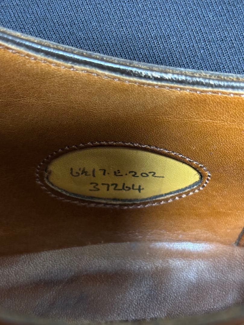 Edward Green キャップトゥ202ラスト UK6.5 E ブラウン