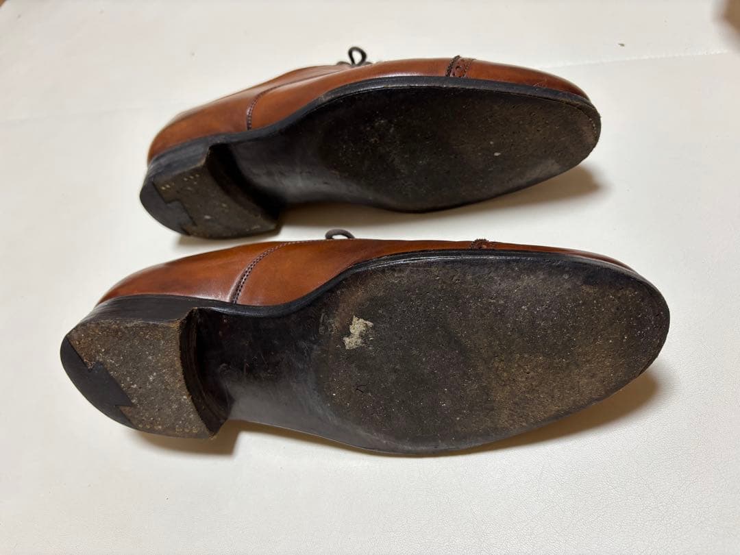 Edward Green キャップトゥ202ラスト UK6.5 E ブラウン