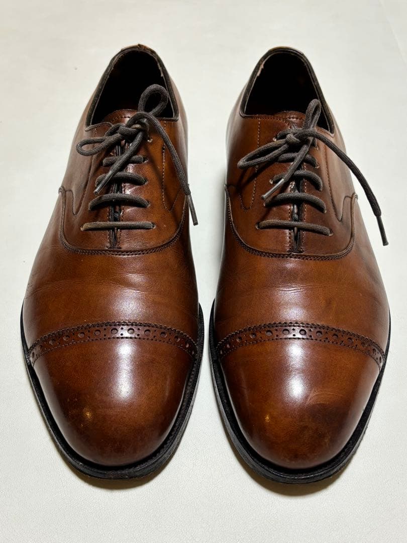 Edward Green キャップトゥ202ラスト UK6.5 E ブラウン