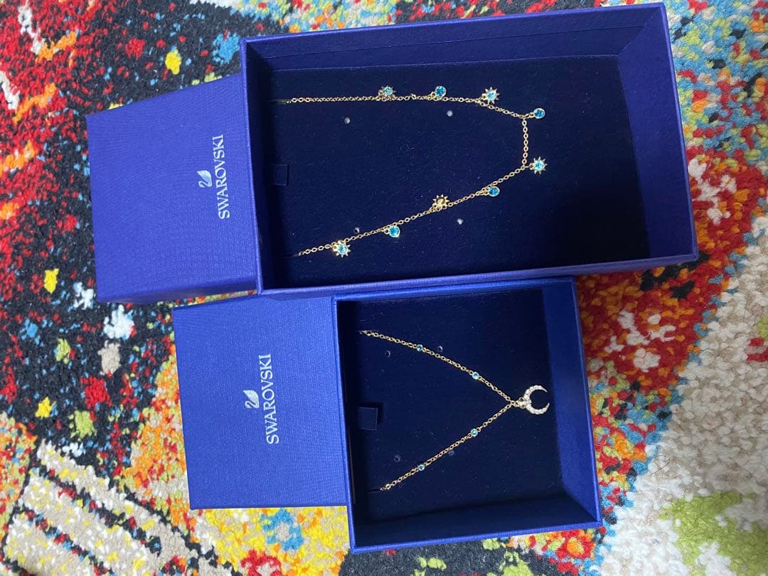 Swarovski ネックレス 2点セット