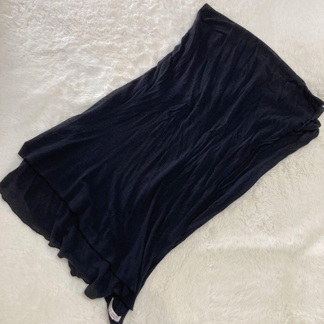 COMME des GARÇONS　カシミヤ　コットン　ストール　マフラー　伊製