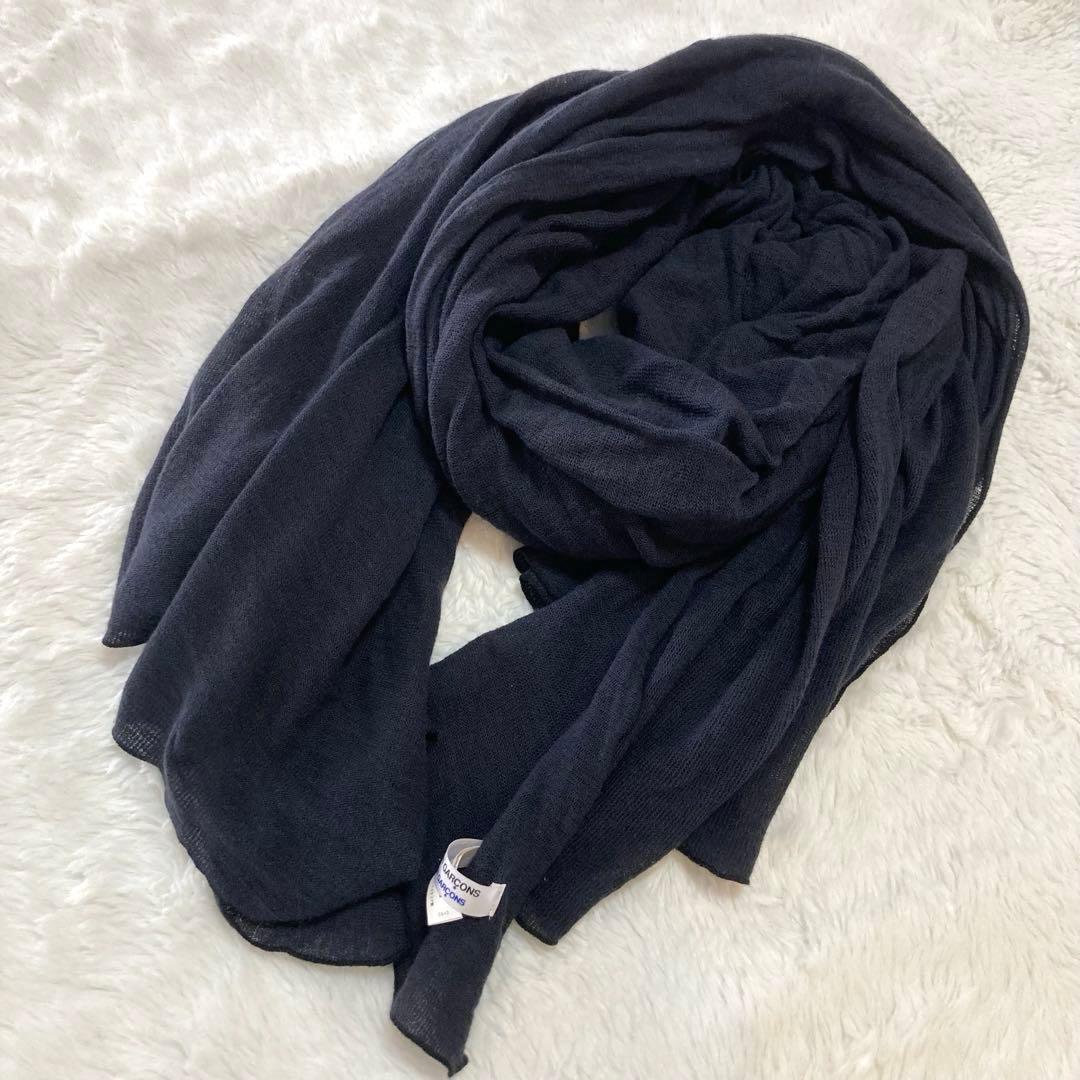 COMME des GARÇONS　カシミヤ　コットン　ストール　マフラー　伊製