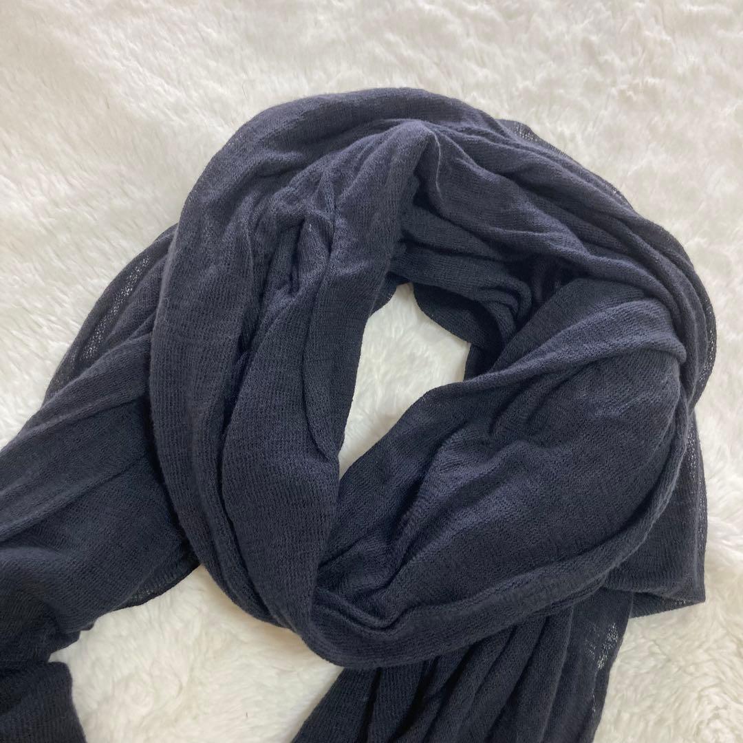 COMME des GARÇONS　カシミヤ　コットン　ストール　マフラー　伊製