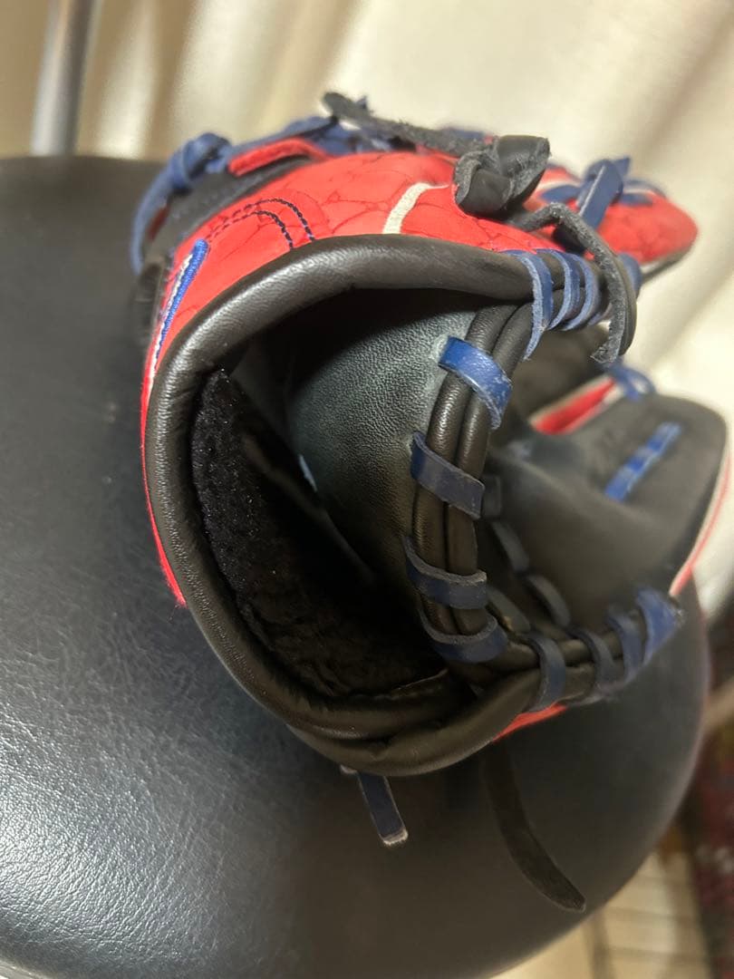 希少 美品 ナイキ 岩村明憲モデル 限定クロコダイル柄レザー 軟式グローブ