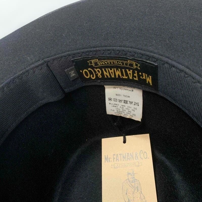 ミスターファットマン　ツゥーダラー　ウールハット　黒　XLサイズ６２ｃｍ MR.