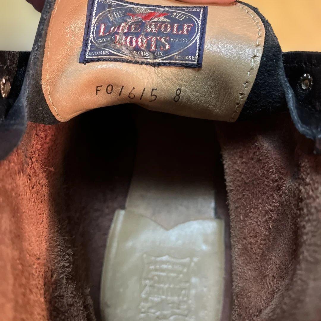 LONE WOLF BOOTS カーペンターツートン8インチ