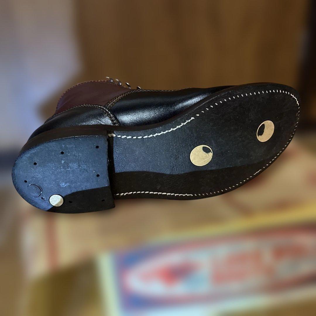 LONE WOLF BOOTS カーペンターツートン8インチ