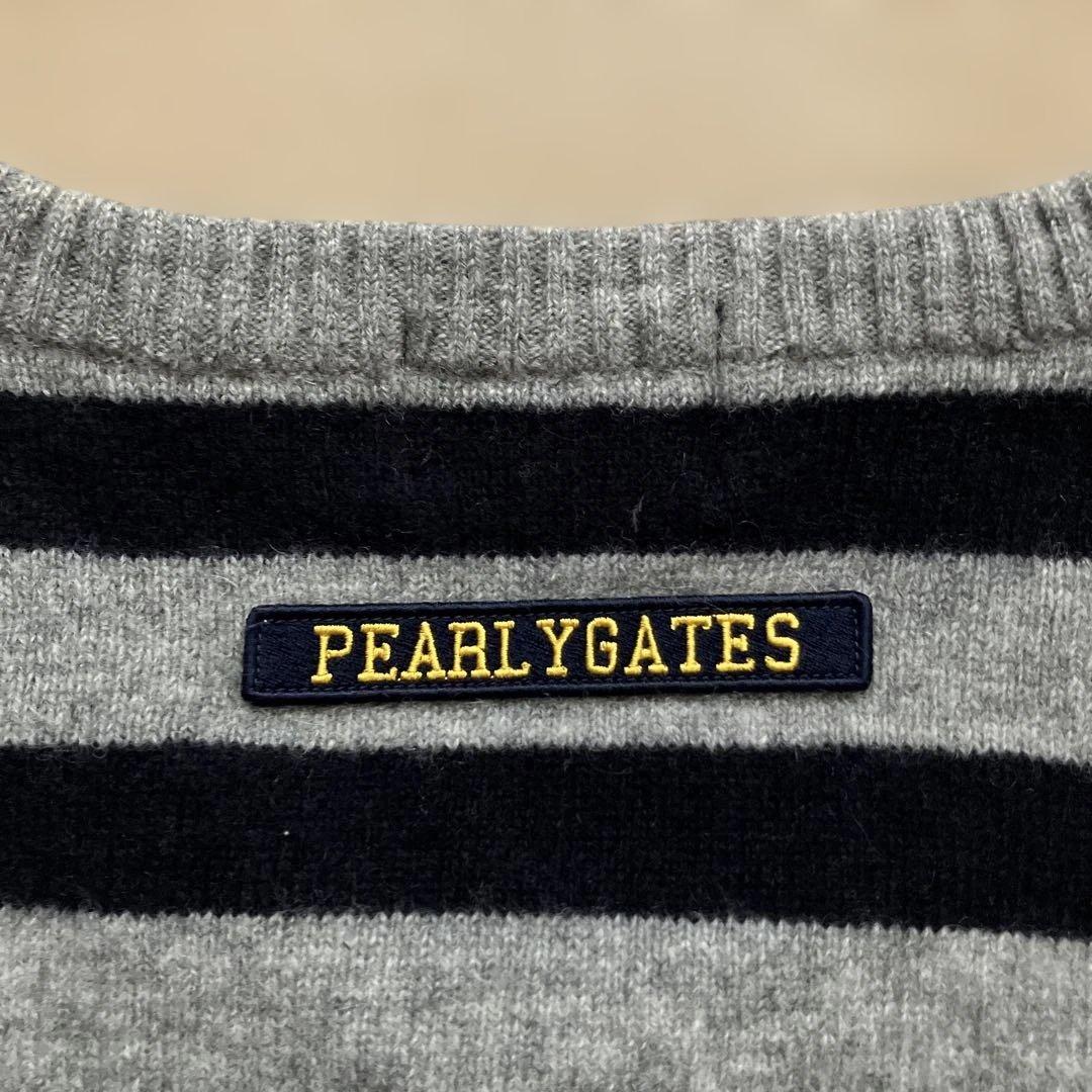 【美品】 PEARLY GATES レディース 長袖 カシミヤ セーター L