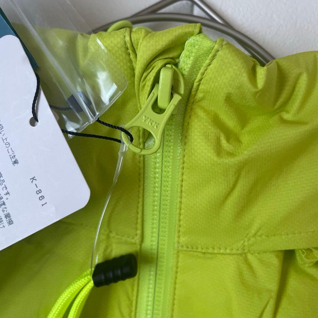 未使用　タグ付　パーリーゲイツ　ゴルフ　レインウェア イエロー 収納袋付