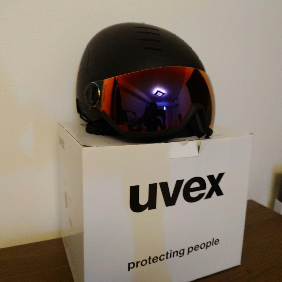 uvex（ウベックス） スキー／スノーボード用 バイザー付きヘルメット