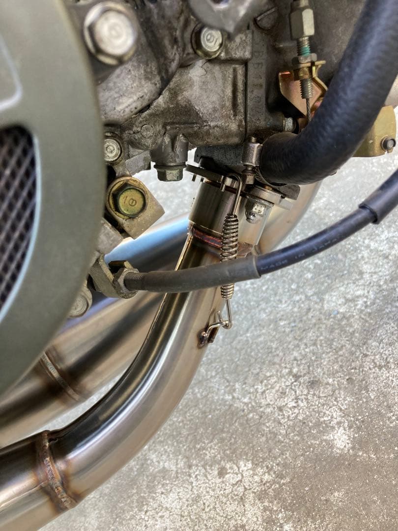 h*6様 NSR２５０Ｒ　MC28 ステンレススチール チャンバー