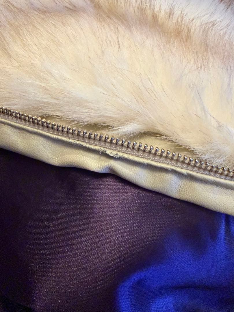 【最終値下げ】jouetie ベルトミドルファーコート　アイボリー