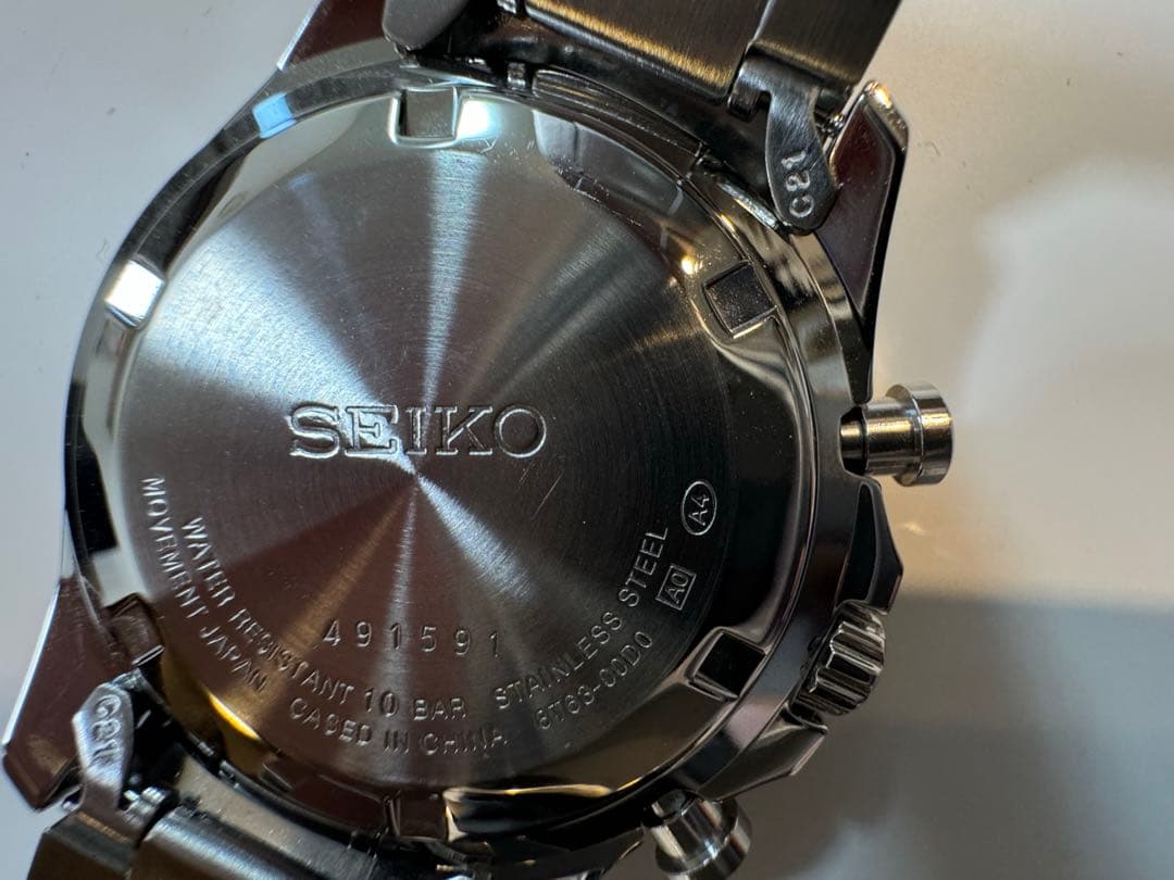 SEIKO メンズ腕時計 セイコー クオーツクロノグラフ SBTR027