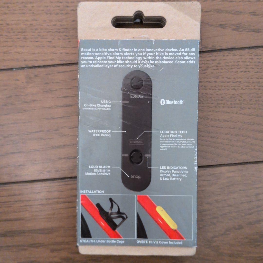 KNOG　SCOUT　アラーム　Airtag　盗難防止　スカウト