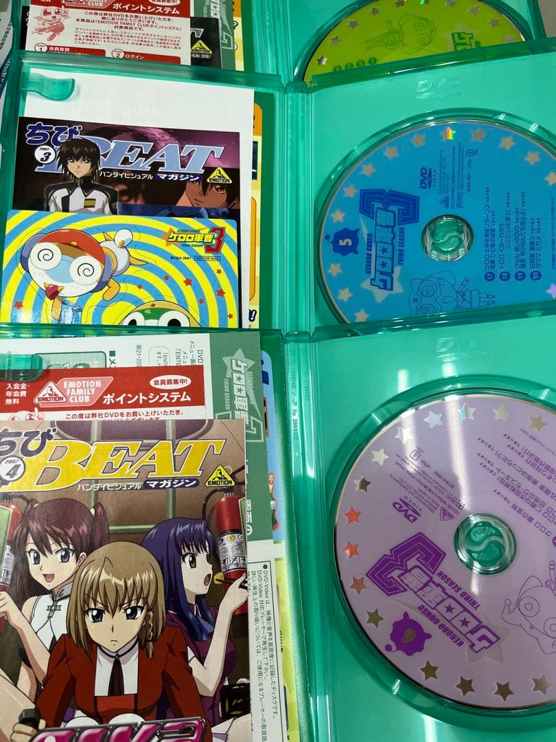 DVD アニメ ケロロ軍曹 3rdシーズン 全巻セット　box付き