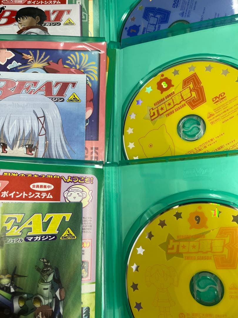 DVD アニメ ケロロ軍曹 3rdシーズン 全巻セット　box付き