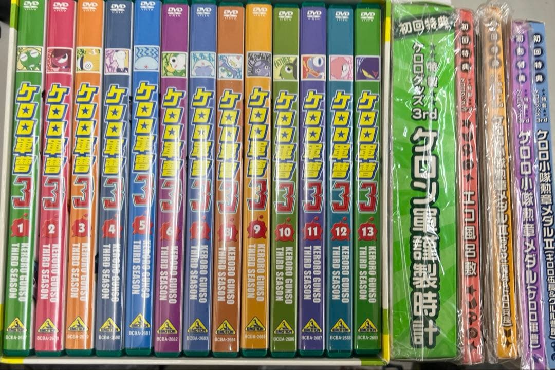 DVD アニメ ケロロ軍曹 3rdシーズン 全巻セット　box付き
