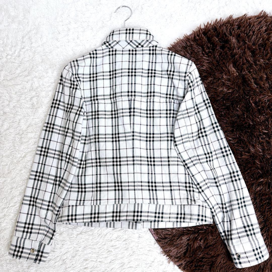 希少✨ BURBERRY バーバリー ノバチェック 総柄 デニム ジャケット